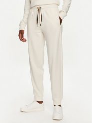 Boss Spodnie dresowe CP Stripe 50524759 Écru Regular Fit. Spodnie dresowe Boss, bez wzorów, z bawełny. Za 239.99 zł.