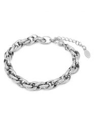 MOODE Bransoletka "Giuliana" rozmiar: onesize. Szare bransoletki MOODE, ze stali. Za 43.99 zł.