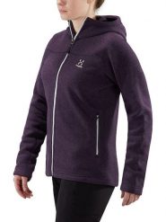 Haglöfs Kurtka polarowa "Swook" w kolorze fioletowym rozmiar: XS. Różowe kurtki Haglöfs, xs, bez wzorów, z dzianiny, bez kaptura. Za 135.17 zł.