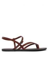 Vagabond Shoemakers Sandały Tia 2.0 5531-401-27 Brązowy. Brązowe sandały Vagabond Shoemakers, bez wzorów, ze skóry, bez obcasa, na płaskiej podeszwie, bez zapięcia. Za 419.99 zł.