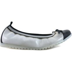 BALERINY DAMSKIE BAL 2120 CZA+BIA. Baleriny Baldaccini, bez wzorów, ze skóry, bez obcasa, bez zapięcia. Za 99.00 zł.