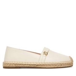 Espadryle Coccinelle. Białe espadryle Coccinelle, bez wzorów, bez obcasa. Za 799.99 zł.