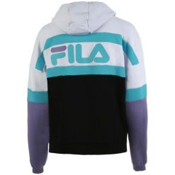Damska bluza Fila WOEN ELLA HOODY 687079-A172. Czarne bluzy z kapturem Fila, xs, bez wzorów, z bawełny, z kapturem, na fitness i siłownię. Za 206.70 zł.