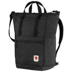 Plecak miejski Fjallraven High Coast Totepack - black. Czarne plecaki Fjällräven, bez wzorów, bez dodatków. W wyprzedaży za 409.00 zł.