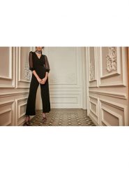 Milan Kiss Kombinezon w kolorze czarnym rozmiar: XL. Czarne kombinezony Milan Kiss, xl, bez wzorów, bez kołnierzyka, bez ramiączek. Za 165.99 zł.