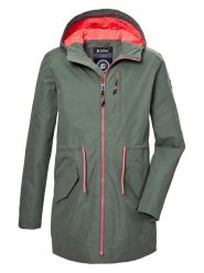 Killtec Parka funkcyjna "Kos 148" w kolorze oliwkowym rozmiar: 176. Brązowe płaszcze Killtec, s, bez wzorów, bez kaptura. Za 145.60 zł.