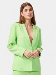 YAS Marynarka Likka 26030741 Zielony Regular Fit. Zielone marynarki i żakiety YAS, xl, bez wzorów, z syntetyku, bez ramiączek. Za 199.99 zł.