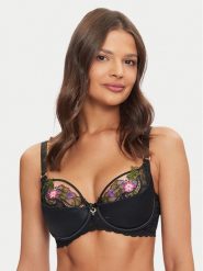 Guess Biustonosz push-up O4BC08 KCG30 Czarny. Czarne biustonosze Guess, z aplikacjami, z syntetyku. Za 249.99 zł.