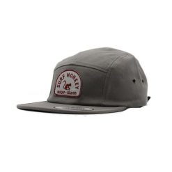 Czapka 5-panelowa - Płaski daszek - Jockey / Rozmiar uniwersalny (Szary). Szare czapki z daszkiem SURF MONKEY, bez wzorów, sportowe. Za 179.95 zł.