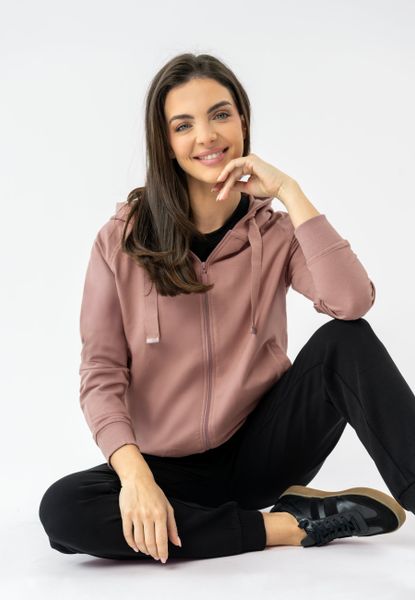 Klasyczna bluza z kapturem B-JOKOS. Brązowe bluzy Volcano, m, bez wzorów, z bawełny, z kapturem. Za 159.99 zł.