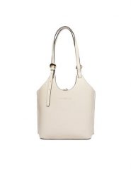 Tommy Hilfiger Torebka Th Modern Mini Tote AW0AW18617 Beżowy. Brązowe torebki klasyczne Tommy Hilfiger, bez wzorów, ze skóry, bez dodatków. Za 569.99 zł.