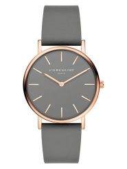 Liebeskind Zegarek kwarcowy w kolorze różowozłoto-szarym rozmiar: onesize. Szare, analogowe zegarki Liebeskind, ze stali. Za 361.99 zł.