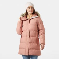 Parka damska z kapturem Helly Hansen Blossom. Czerwone płaszcze Helly Hansen, na zimę, bez wzorów, z kapturem. W wyprzedaży za 1,031.50 zł.