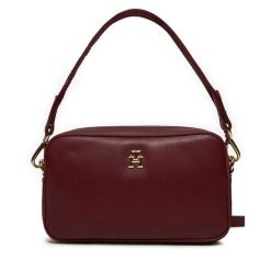 Torebka Tommy Hilfiger. Czerwone torebki klasyczne Tommy Hilfiger, bez wzorów, klasyczne, bez dodatków. Za 349.99 zł.