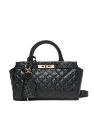 Guess Torebka Idra HWGG81 57050 Czarny. Czarne torebki klasyczne Guess, z aplikacjami, ze skóry, bez dodatków. Za 439.99 zł.