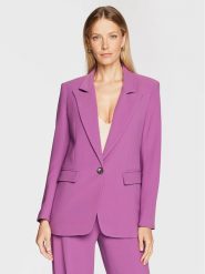Silvian Heach Marynarka CVA22150GC Fioletowy Regular Fit. Fioletowe marynarki i żakiety Silvian Heach, bez wzorów, z syntetyku, bez ramiączek. Za 439.99 zł.
