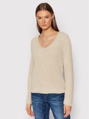 Marc O'Polo Sweter B01 6059 60097 Beżowy Regular Fit. Brązowe swetry Marc O'Polo, l, bez wzorów, z bawełny, bez ramiączek. Za 389.99 zł.