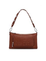 Desigual Torebka Monic 24WAYP02 Brązowy. Brązowe torebki klasyczne Desigual, bez wzorów, ze skóry, bez dodatków. Za 149.99 zł.