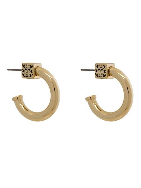 Coach Kolczyki 37527568 Złoty. Żółte kolczyki Coach, metalowe. Za 419.99 zł.