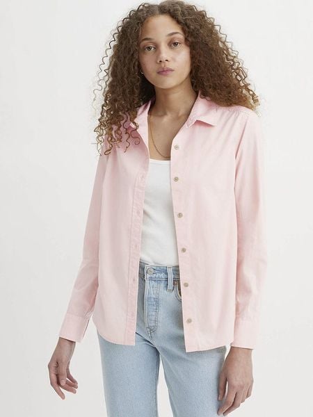 Levi's Koszula w kolorze jasnoróżowym rozmiar: S. Różowe koszule Levi's, s, bez wzorów, z bawełny, bez kołnierzyka, bez ramiączek. Za 144.95 zł.