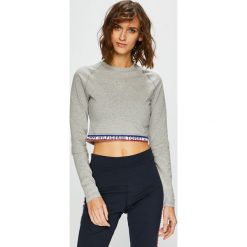 Tommy Hilfiger - Bluzka. Szare bluzki Tommy Hilfiger, m, bez wzorów, z bawełny, casualowe, bez kołnierzyka, bez ramiączek. W wyprzedaży za 129.90 zł.