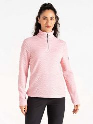 Dare 2b Koszulka funkcyjna "Glamorize II" w kolorze jasnoróżowym rozmiar: 38. Różowe t-shirty sportowe Dare 2b, bez wzorów, bez ramiączek, outdoorowe. Za 100.28 zł.