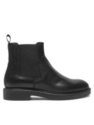 Vagabond Shoemakers Sztyblety Alex W 5648-101-20 Czarny. Czarne botki Vagabond Shoemakers, bez wzorów, ze skóry, bez obcasa, na płaskiej podeszwie, bez zapięcia. Za 419.99 zł.