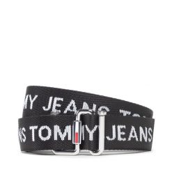 Pasek Damski Tommy Jeans. Czarne paski Tommy Jeans, bez wzorów, z jeansu. Za 99.99 zł.