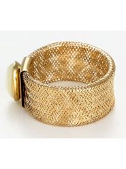 OR ÉCLAT Złoty pierścionek "Nacre flamboyant" rozmiar: onesize. Żółte pierścionki Or Éclat, z perłą, złote. Za 655.78 zł.