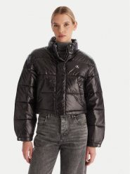 Calvin Klein Jeans Kurtka zimowa LV047D504G Czarny Regular Fit. Czarne kurtki Calvin Klein Jeans, na zimę, xl, bez wzorów, z jeansu, bez kaptura. Za 899.99 zł.