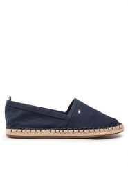 Tommy Hilfiger Espadryle Basic Tommy Flat Espadrille FW0FW06497 Granatowy. Niebieskie espadryle Tommy Hilfiger, bez wzorów, z materiału, bez obcasa. Za 169.99 zł.