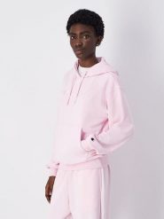 Champion Bluza w kolorze jasnoróżowym rozmiar: M. Różowe bluzy Champion, m, bez wzorów, bez ramiączek, z kapturem. Za 127.95 zł.