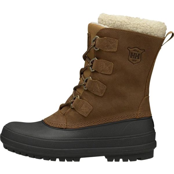 Damskie buty trekkingowe Helly Hansen Varanger Primaloft. Brązowe buty trekkingowe Helly Hansen, bez wzorów, z gumy, bez zapięcia, primaloft. Za 519.70 zł.