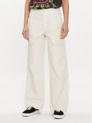 Vans Spodnie cargo Arroyo Wide Leg Cargo Pant VN000F7M Beżowy Relaxed Fit. Brązowe spodnie materiałowe Vans, bez wzorów, z bawełny. Za 179.99 zł.