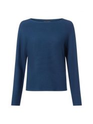 Franco Callegari Sweter z dzianiny Kobiety Bawełna niebieski, XXL. Niebieskie swetry Franco Callegari, uniwersalny, bez wzorów, z bawełny, eleganckie, bez ramiączek. Za 249.95 zł.