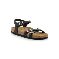 Birkenstock Kumba Black Kapcie Damskie. Czarne kapcie Birkenstock, bez wzorów, z gumy. Za 881.00 zł.