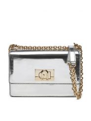 Furla Torebka BAFKACO BX2052 Y3000 Srebrny. Szare kopertówki Furla, bez wzorów, ze skóry, wizytowe, bez dodatków. Za 1,019.00 zł.