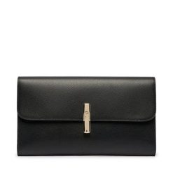 Torebka Furla. Czarne kopertówki Furla, bez wzorów, bez dodatków. Za 899.99 zł.