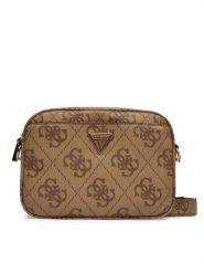 Guess Torebka Meridian II HWOS69 74140 Beżowy. Brązowe listonoszki Guess, z aplikacjami, ze skóry, bez dodatków. Za 609.99 zł.