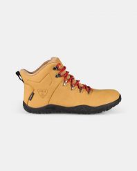 Uniseksowe wysokie buty outdoorowe minimalistyczne Kilpi BARE HIGH WP-U. Brązowe buty trekkingowe Kilpi, z materiału, bez zapięcia. Za 628.61 zł.