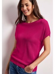 Street One Sweter w kolorze różowym rozmiar: 40. Różowe swetry Street One, bez wzorów, street, bez ramiączek. Za 96.14 zł.