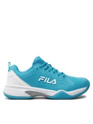 Fila Buty do tenisa Incontro Woman FTW23209 Niebieski. Niebieskie buty treningowe Fila, bez wzorów, z materiału, bez zapięcia, tenisowe. Za 359.99 zł.