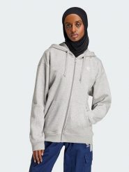 Adidas Bluza "Essentials" w kolorze szarym rozmiar: S. Szare bluzy adidas, s, bez wzorów, bez ramiączek, bez kaptura. Za 115.51 zł.
