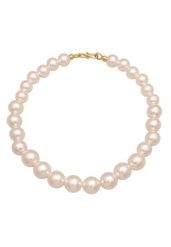 Elli Damski elegancki z synt. perłami z pozłacanego srebra próby 925 Naszyjniki 1 ct. Białe naszyjniki Elli, z materiału, pozłacane. Za 328.99 zł.