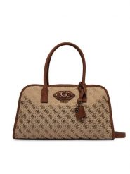 Guess Torebka Samantha HWJG23 13060 Brązowy. Brązowe torebki klasyczne Guess, z aplikacjami, z materiału, bez dodatków. Za 634.99 zł.