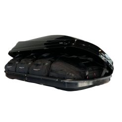 Torby Do Boksu Dachowego Seat 000071200Ab 420L 4Szt Kjust. Czarne torby podróżne KJUST, bez wzorów. Za 796.00 zł.