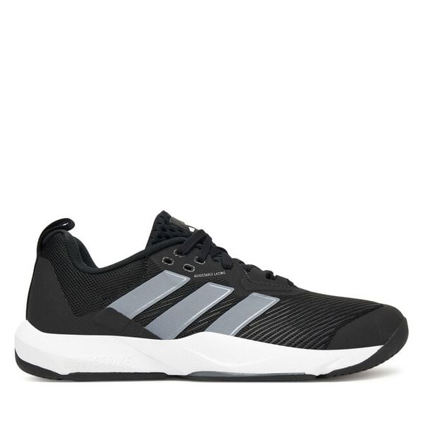 Buty na siłownię adidas. Czarne buty treningowe adidas, bez wzorów, bez zapięcia, na fitness i siłownię. Za 379.99 zł.