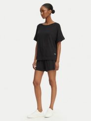 BOSS Piżama Element 50561022 Czarny Relaxed Fit. Czarne piżamy Boss, xs, bez wzorów, z wiskozy, bez kołnierzyka, bez ramiączek. Za 449.99 zł.