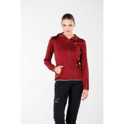 Damska bluza rozpinana z kapturem 100% Merino - Marin/Woolona. Czarne bluzy WOOLONA, m, bez wzorów, bez ramiączek, z kapturem. W wyprzedaży za 495.00 zł.