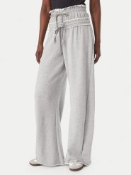 Adidas Spodnie dresowe Sst Double Waisted Pant KT1932 Szary Relaxed Fit. Szare spodnie dresowe adidas, bez wzorów, z bawełny. Za 349.99 zł.